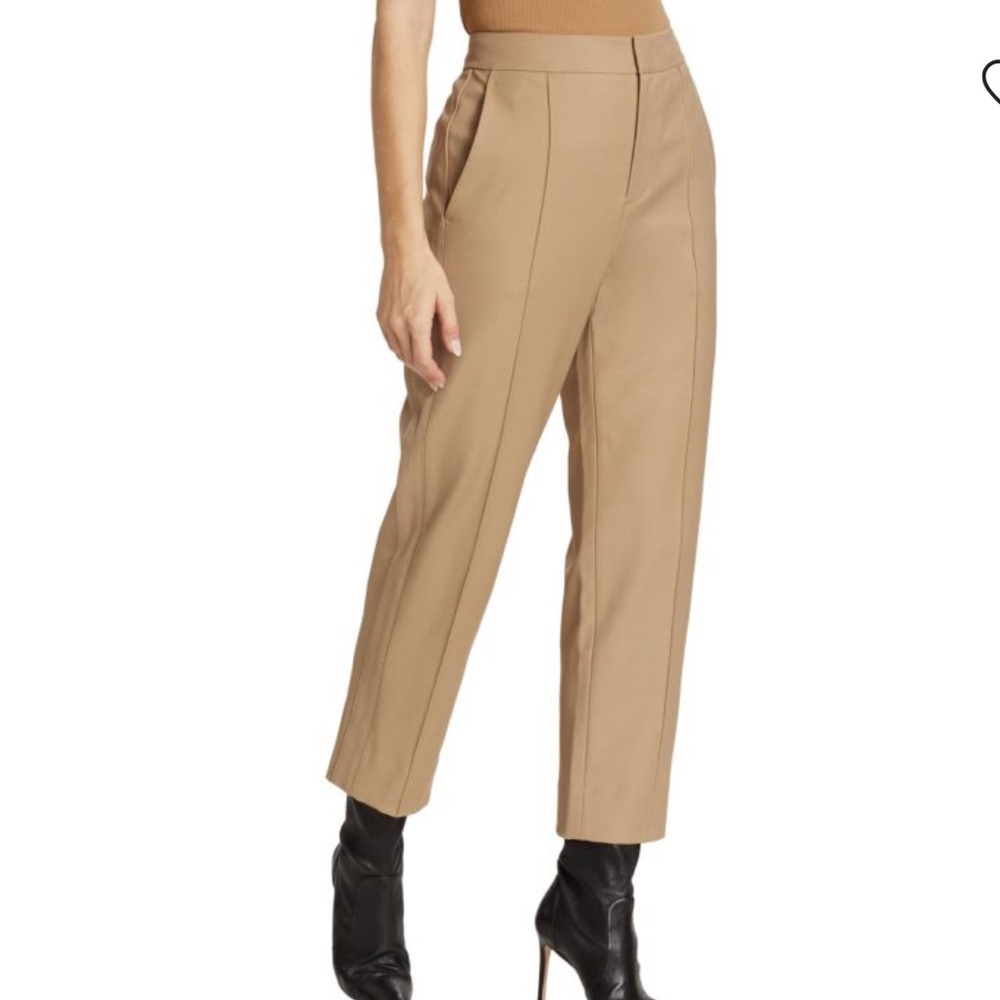 VINCE Cropped Tapered Stove Pipe Pants 10